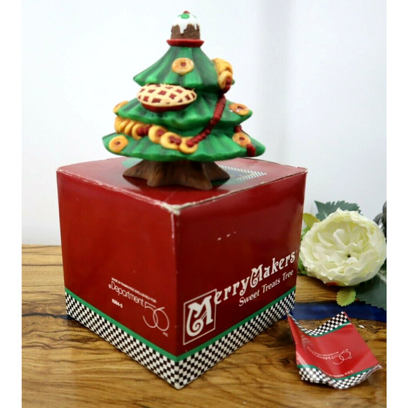 Dept 56 Merry Makers “Sweet Treats Tree” Figurine Original Box Vintage - Picture 1 of 9